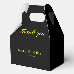 Danke Medium Gable Favor Box für jeden Anlass Geschenkschachtel