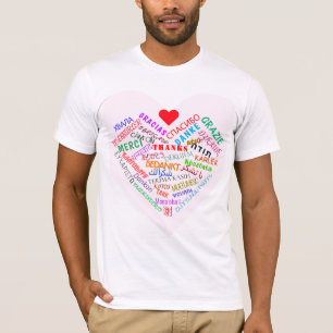 DANKE - Mehrsprachigkeit - International - T-Shirt
