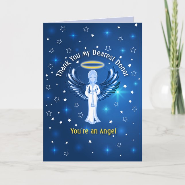 Danke mein liebster Spender - Blau (Vorderseite)