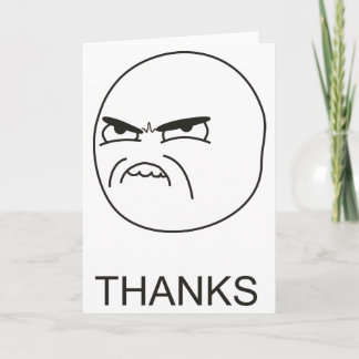 Danke Meme - Grußkarte