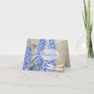 Danke merkt Libellen-SchmetterlingDelphinium