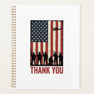 Danke Militär-Amerikanische-Flagge-Shirt-Design_1 Planer