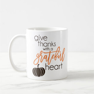 Danke mit Dankbarkeit Kaffeetasse