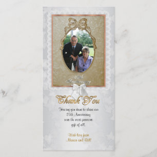 Danke, mit Foto zu kardieren Dankeskarte