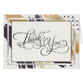 Danke | Moderne Paint Strokes und Typografie