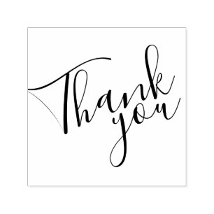 'Danke', moderne Schrift Permastempel