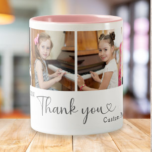 Danke Musiklehrer 4 Foto Modern  Kaffeetasse