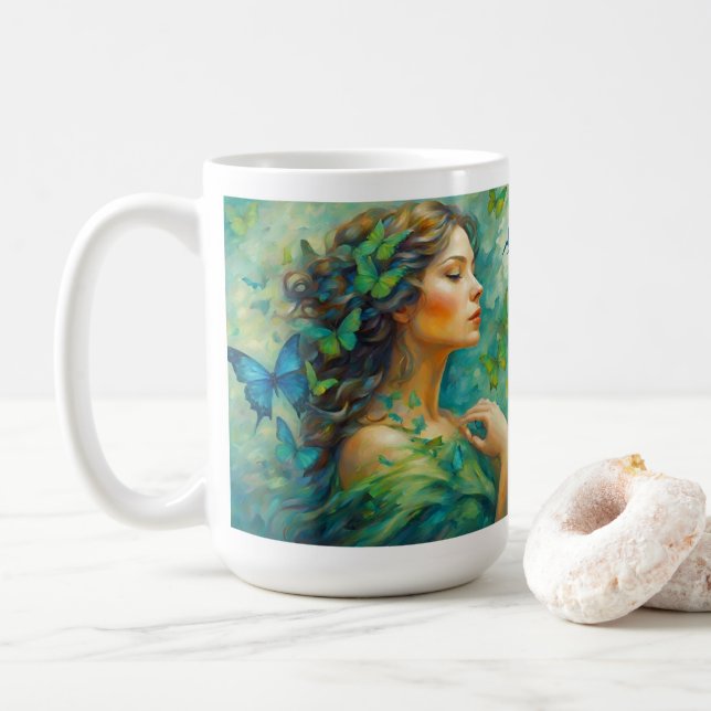 Danke, Mutter Gedicht Kaffeetasse (Mit Donut)