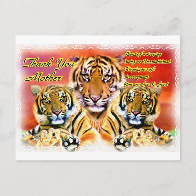 Danke, Mutter_ Postkarte (Vorderseite)