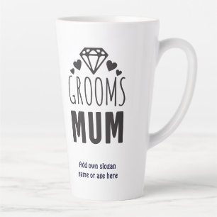 Danke Mutter von Groom Brautparty Floral Geschenk Milchtasse
