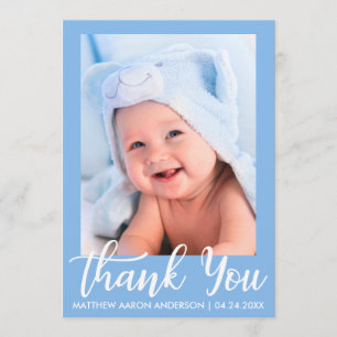 Danke neues Baby-Blau