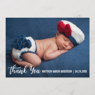 Danke neues Baby-moderne Karte W