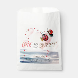 Danke, Niedliches Paar, Liebe ist süße Hochzeit Geschenktütchen