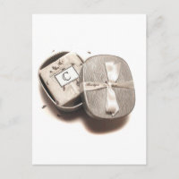 Danke Notecard - "C"-Monogramm