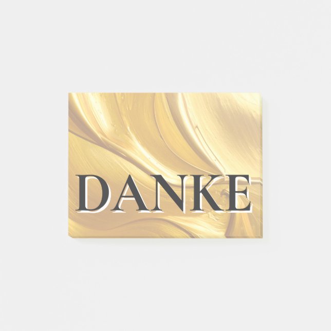 Danke Notizen Post-it Notes (Vorderseite)