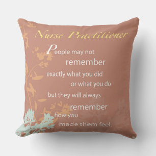 Danke Nurse Practitioner, Brown Kissen