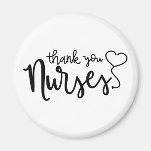 Danke Nurses Extravagantes Skript Magnet