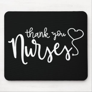 Danke Nurses  Extravagantes Skript Mousepad