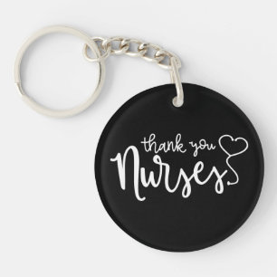 Danke Nurses Extravagantes Skript Schlüsselanhänger