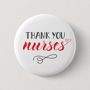 Danke, Nurses   Fun Schriftart Button