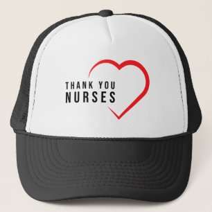 Danke Nurses  Herz Rot Truckerkappe
