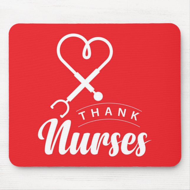 Danke Nurses Mousepad (Vorne)