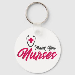 Danke, Nurses Rosa Schlüsselanhänger