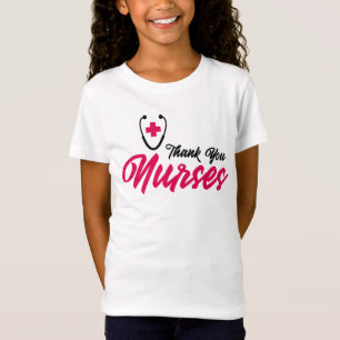 Danke Nurses  Rosa T-Shirt