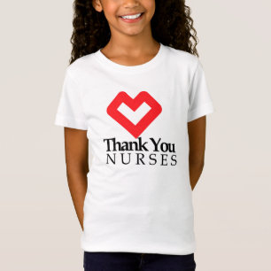 Danke Nurses  Rotes Herz T-Shirt