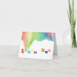 Danke, Paint Spritzer Dankeskarte