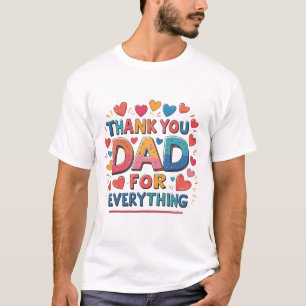 Danke Papa für alles Süße Vatertag T-Shirt