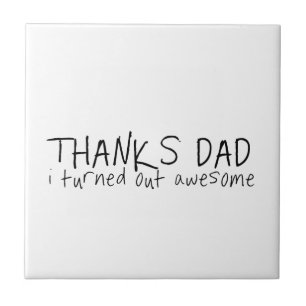 Danke Papa... Vatertagsgeschenk Fliese