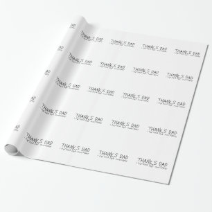 Danke Papa... Vatertagsgeschenk Geschenkpapier