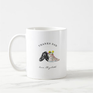 Danke Papa   Zu meinen Füßen Wasserfarben Schuhe Kaffeetasse
