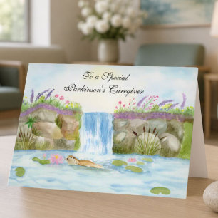 Danke Parkinson Betreuer Otter Woodland Karte