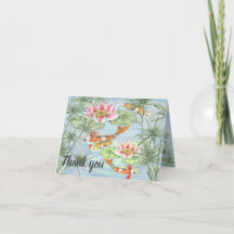 Danke Pastel Tropical Koi Fish Pond Wasserfarbe