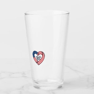 Danke Patriotenherz Vintage-Vektordesign_1 Glas