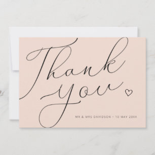 Danke personalisierte zweiseitige Hochzeit