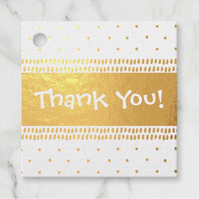 Danke Personalisiertes Spottern-Muster Geschenkanhänger (Vorderseite)