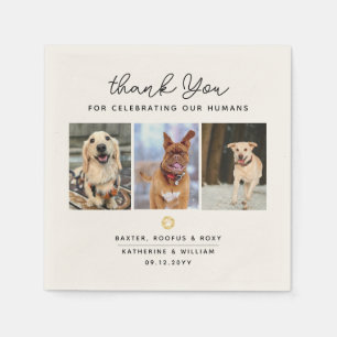Danke Pet Theme 3 Fotos Wedkin Napkin Serviette