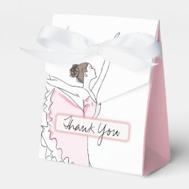 Danke Pink Ballerina Birthday Baby Fevor Boxes Geschenkschachtel