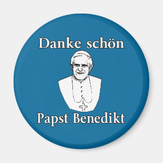 Danke Pope Benedict Magnet