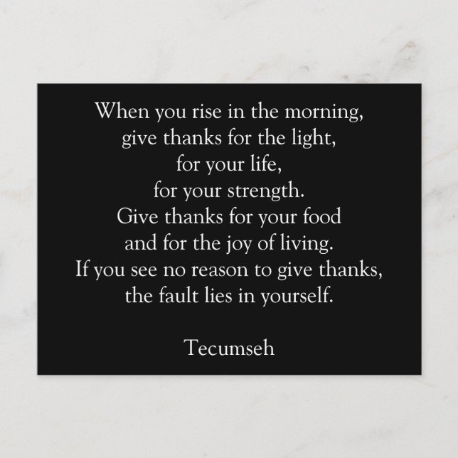 Danke - Postcard Postkarte (Vorderseite)