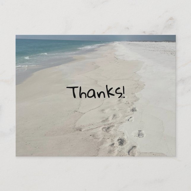 Danke Postkarte (Vorderseite)