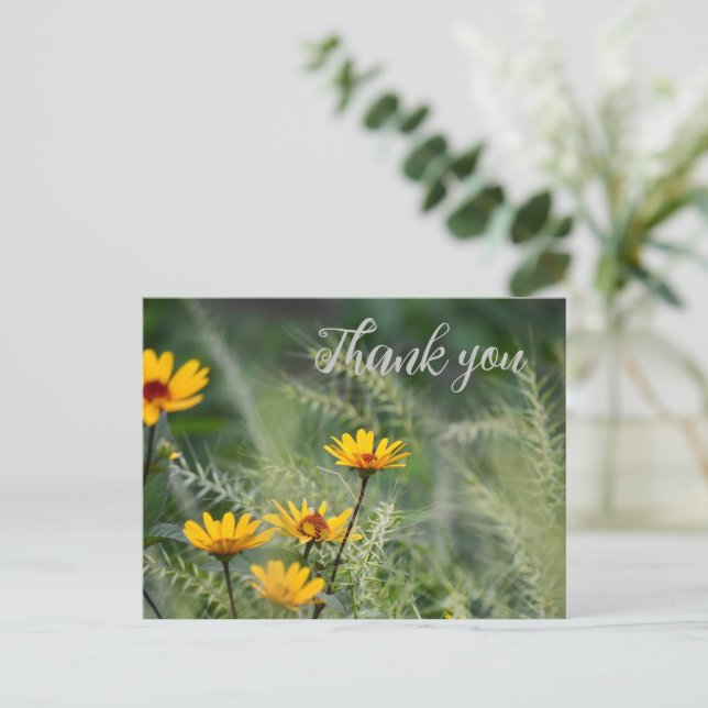 Danke Postkarte oder benutze deine eigenen Worte (Stehend Vorderseite)