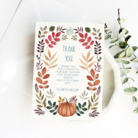 Danke Pumpkin Fall Baby Dusche