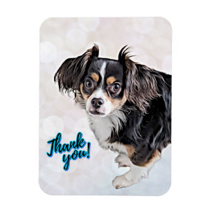 Danke Puppy Flexible Foto Magnet