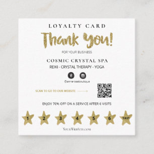 *~* Danke, QR Rewards Stars Treuekarte