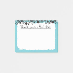 Danke Rockstarangestellt-Anerkennungspost-it Post-it Klebezettel