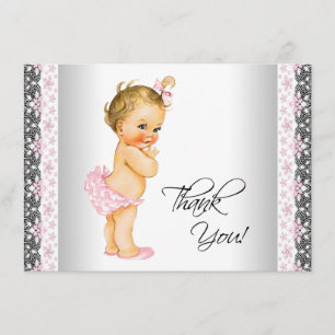 Danke Rosa Vintage Baby Mädchen